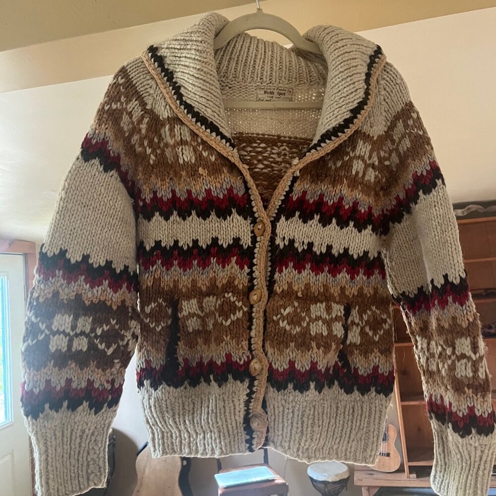 Worlds Apart Handmade Wool Sweater